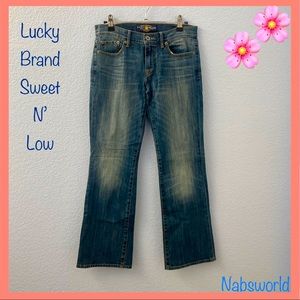 EUC: LUCKY BRAND SWEET N LOW BOOTCUT JEANS size 26 🌞